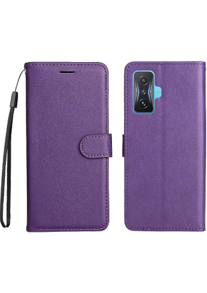 Xiaomi Poco F4 Gt Için Flip Case Klasik Düz Renk Yüksek Kaliteli Deri (Yurt Dışından) indirimleri