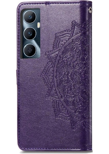 Realme C65 Için Flip Case Zarif Desen Basit Iş Kapak Kılıfı (Yurt Dışından) modelleri