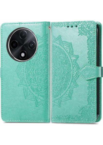 Oppo A3 Pro Için Flip Case Basit Iş Darbeye Kapak Kapak Deri (Yurt Dışından)