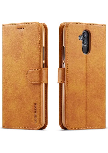 Tutucu Kart Yuvaları ile Huawei Mate 20 Lite Için Kılıf Cüzdan Buzağı Doku (Yurt Dışından)