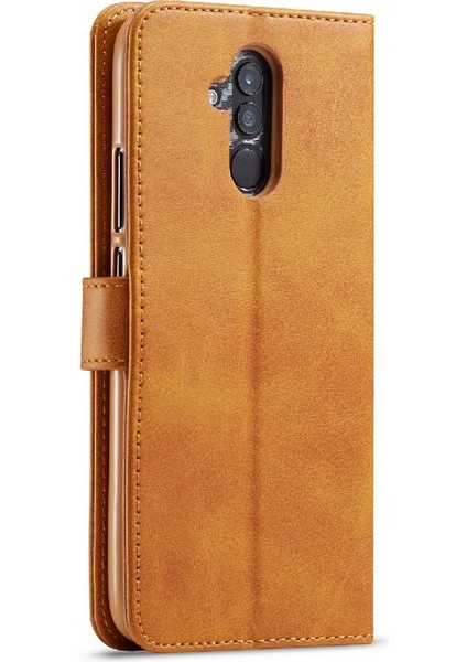 Tutucu Kart Yuvaları ile Huawei Mate 20 Lite Için Kılıf Cüzdan Buzağı Doku (Yurt Dışından)