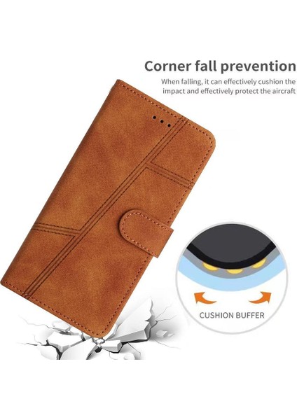 SZY Market Onur 70 Için Flip Case Cüzdan Pu Deri Flip Case Folio Bilek Kayışı Tam Kart (Yurt Dışından)