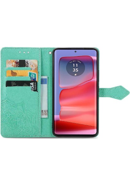 Motorola Kenar 50 Pro Basit Iş Darbeye Deri Için Flip Case (Yurt Dışından) modelleri
