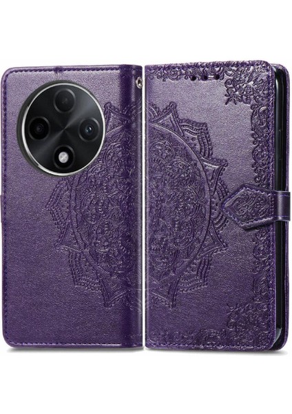 Oppo A3 Pro Için Flip Case Basit Iş Darbeye Kapak Kapak Deri (Yurt Dışından)