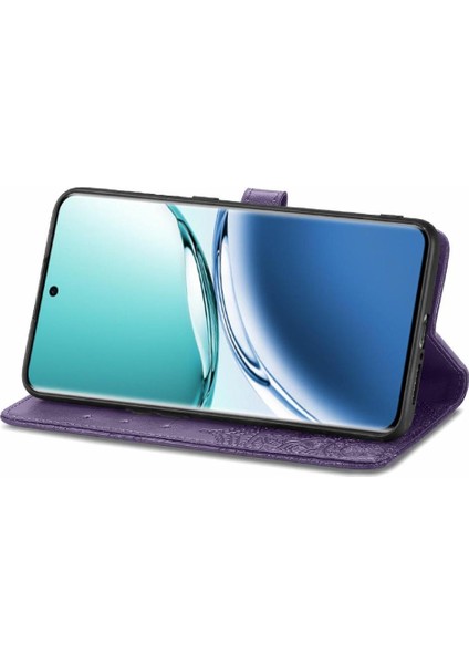 Oppo A3 Pro Için Flip Case Basit Iş Darbeye Kapak Kapak Deri (Yurt Dışından)