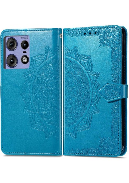 Motorola Kenar 50 Pro Basit Iş Darbeye Deri Için Flip Case (Yurt Dışından)