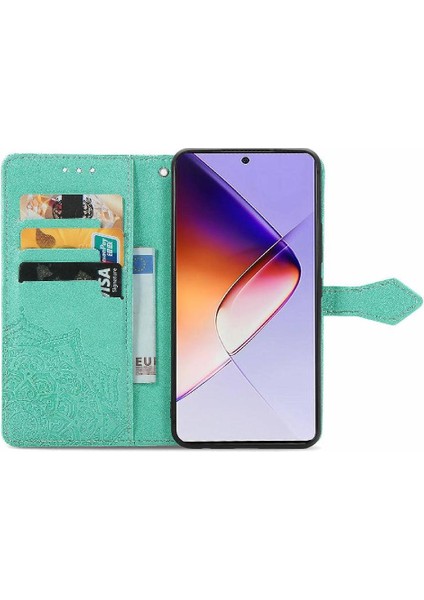 Infinix Not 40 Flip Kapak Kılıf Için Flip Case Zarif Desen (Yurt Dışından)