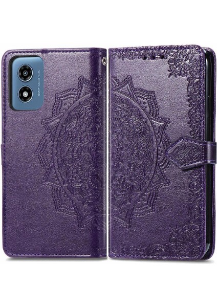 Motorola Moto G Oynamak Için Flip Case 2024 Flip Kapak Basit Iş Desen (Yurt Dışından)