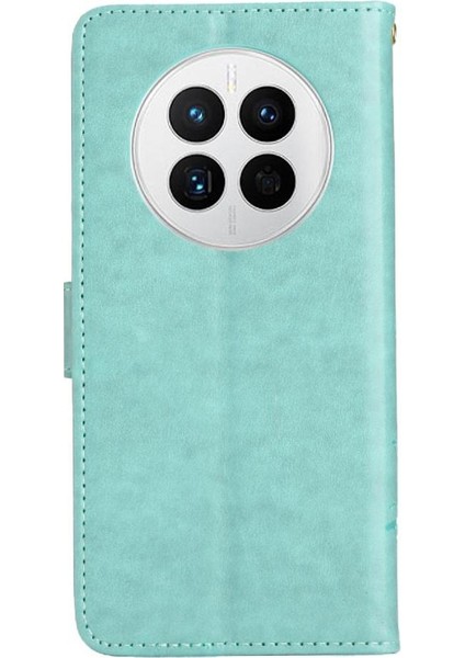 Huawei Mate 50 Için Filp Durumda Bilek Kayışı Kart Tutucu Manyetik Kapatma Pu (Yurt Dışından) fırsatları