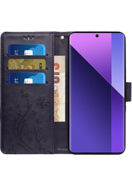 Oppo RENO11 Pro Bilek Kayışı Kickstand Pu Deri Manyetik Için Filp Durumda (Yurt Dışından)