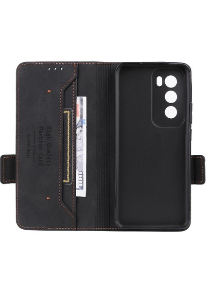 Oppo Oppo 12 5g Manyetik Cüzdan Kickstand Kart Tutucu ile Flip Case (Yurt Dışından) indirimleri