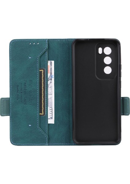 Oppo Oppo 12 5g Manyetik Cüzdan Kickstand Kart Tutucu ile Flip Case (Yurt Dışından) fırsatları