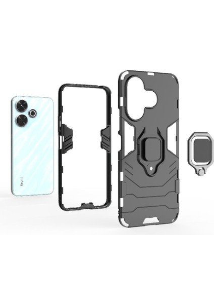 Xiaomi Redmi Için Kılıf 13 4g Askeri Damla Koruma 360&DEG; Dönen Halka (Yurt Dışından) indirimleri