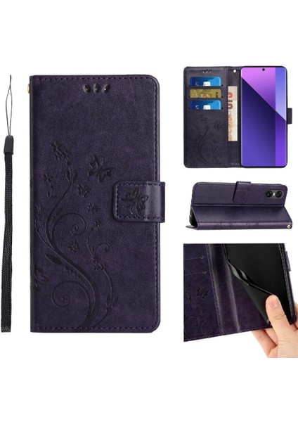 Sony Xperia 10 Vı Için Filp Durumda Bilek Kayışı Manyetik Kapatma Kickstand Pu (Yurt Dışından)