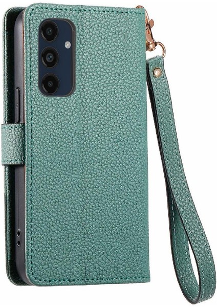 Samsung Galaxy M55 Fermuar Aşk Deri Kılıf Cüzdan Için Flip Case (Yurt Dışından)