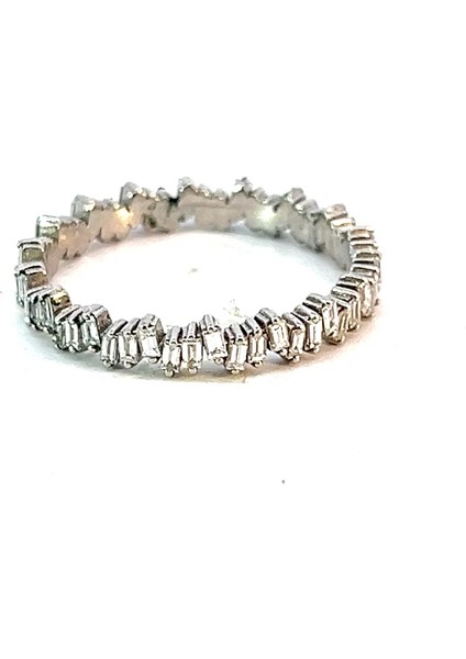 0,72 Ct 2,23 gr Tamtur Baget Pırlanta Yüzük