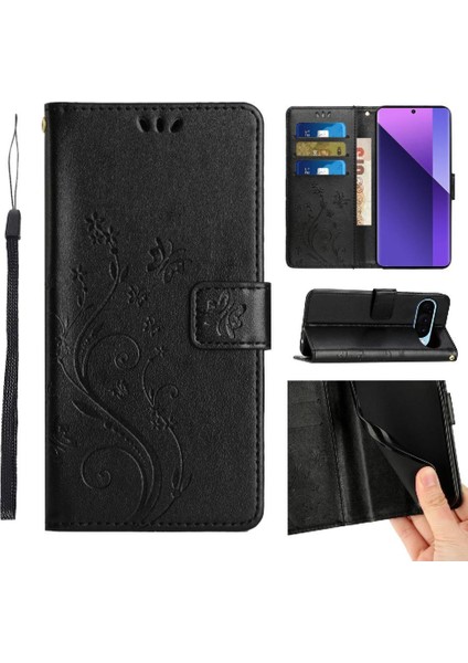 Google Pixel 9 Pu Deri Manyetik Kapatma Kickstand Kartı Için Filp Durumda (Yurt Dışından)