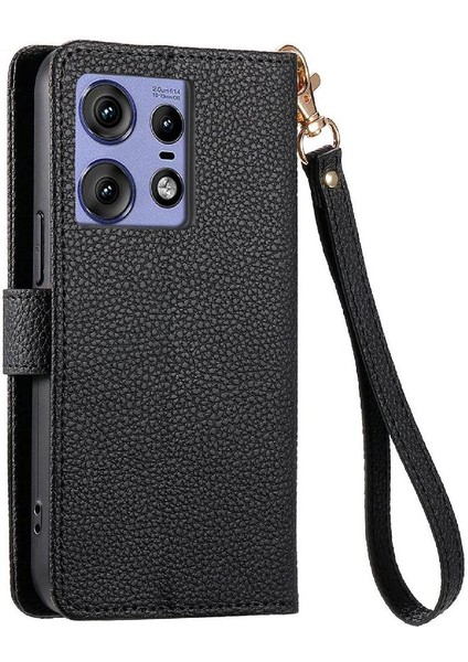 Motorola Kenar 50 Pro Aşk Deri Kılıf Cüzdan Fermuar Için Flip Case (Yurt Dışından) fırsatları