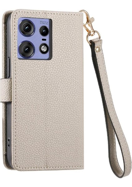 Motorola Kenar 50 Pro Aşk Deri Kılıf Cüzdan Fermuar Için Flip Case (Yurt Dışından) modelleri