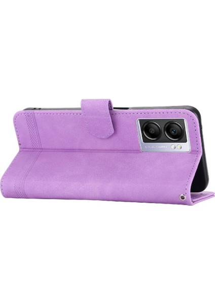 Oppo A57 5g Manyetik Kapatma Nakit Cep Bileklik Premium Için Flip Case (Yurt Dışından)