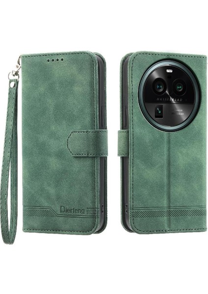 Oppo Bulmak Için Flip Case X6 Pro Premium Nakit Cep Kart Yuvaları Manyetik (Yurt Dışından)