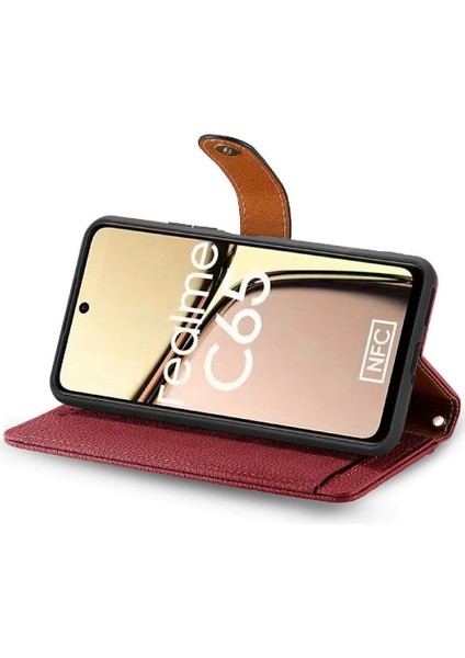 Realme C65 Aşk Fermuar Cüzdan Deri Kılıf Için Flip Case Darbeye (Yurt Dışından) fırsatları
