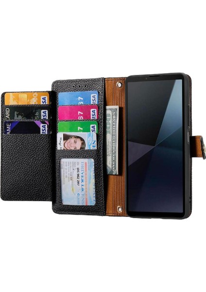 Sony Xperia 10 Vı Için Flip Case Cüzdan Darbeye Aşk Fermuar Deri (Yurt Dışından) modelleri