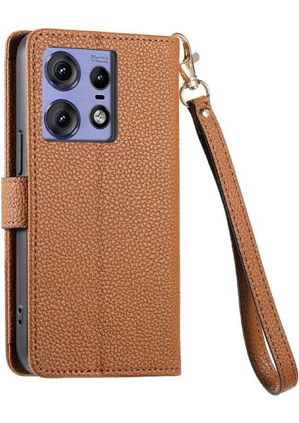 Motorola Kenar 50 Pro Aşk Deri Kılıf Cüzdan Fermuar Için Flip Case (Yurt Dışından) fırsatları