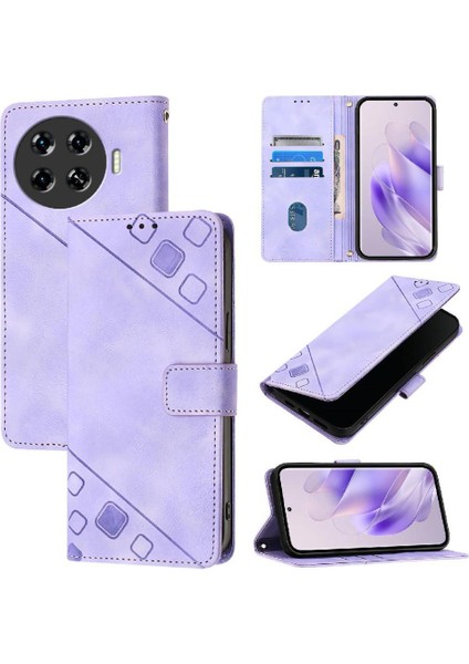 Tecno Spark 20 Pro Artı Kart Tutucu Manyetik Deri Cüzdan Flip Için Kılıf (Yurt Dışından)