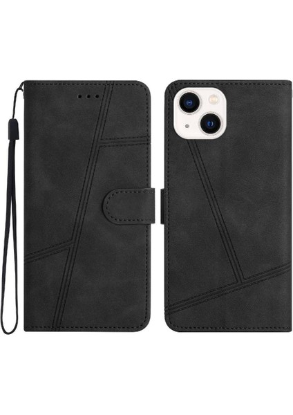 IPhone 13 Için Flip Case Mini Bilek Kayışı Tam Koruma Cüzdan Pu Deri (Yurt Dışından) indirimleri