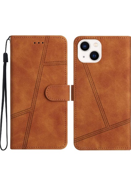 IPhone 14 Için Flip Case Bilek Kayışı Cüzdan Pu Deri Tam Koruma Flip (Yurt Dışından) indirimleri