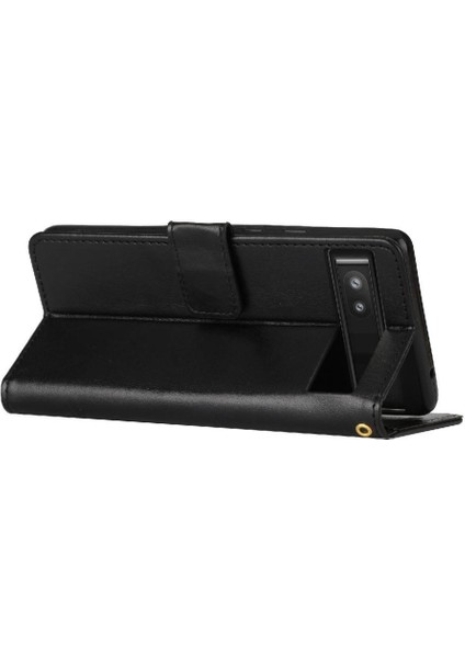 Google Pixel 7A Kart Tutucu Kickstand Pu Deri Bilek Kayışı Için Filp Durumda (Yurt Dışından) fırsatları