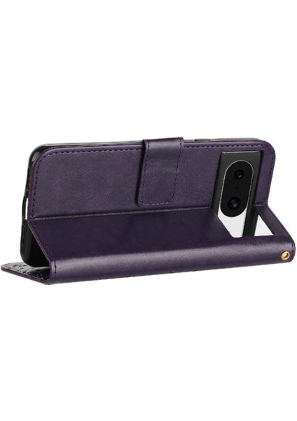 Google Piksel 8 Kickstand Bilek Kayışı Kart Tutucu Manyetik Pu Için Filp Durumda (Yurt Dışından) fırsatları