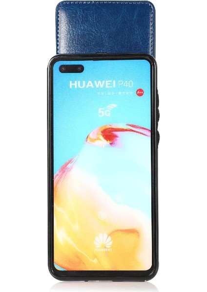 Huawei P40 Manyetik Toka Kickstand Vaka Cüzdan Kartı ile Uyumlu (Yurt Dışından) modelleri