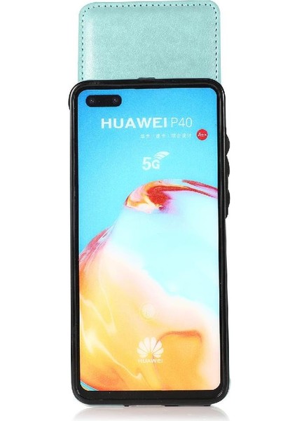 Huawei P40 Manyetik Toka Kickstand Vaka Cüzdan Kartı ile Uyumlu (Yurt Dışından) modelleri