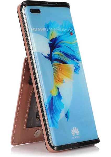 Huawei Mate 40 Pro Manyetik Toka Kickstand Premium Kılıf ile Uyumlu (Yurt Dışından)