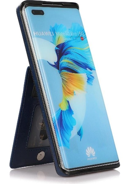 Huawei Mate 40 Pro Manyetik Toka Kickstand Premium Kılıf ile Uyumlu (Yurt Dışından)