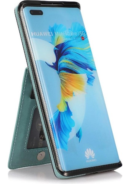 Huawei Mate 40 Pro Manyetik Toka Kickstand Premium Kılıf ile Uyumlu (Yurt Dışından)