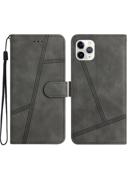 IPhone 11 Için Flip Case Pro Max Flip Folio Cüzdan Pu Deri Tam Bilek (Yurt Dışından)