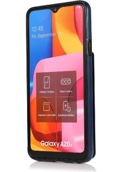 Samsung Galaxy A20S Kart Tutucu Kılıf Cüzdan Manyetik ile Uyumlu (Yurt Dışından) fiyatları