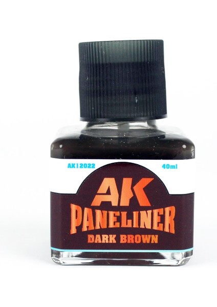 AK 12022 40 ml. Paneliner, Koyu Kahve, Enamel Boya