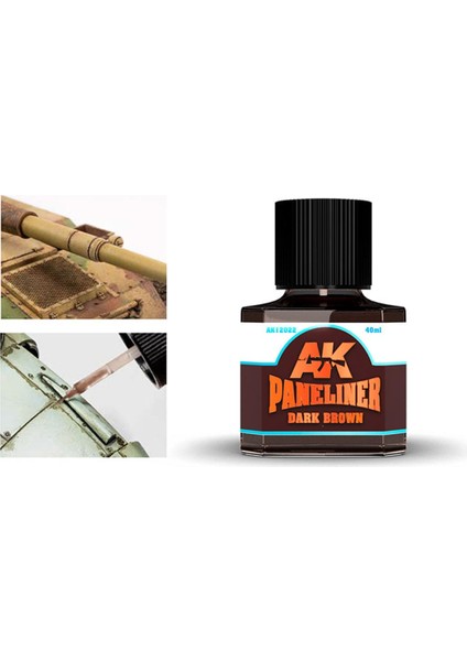 AK 12022 40 ml. Paneliner, Koyu Kahve, Enamel Boya fiyatları