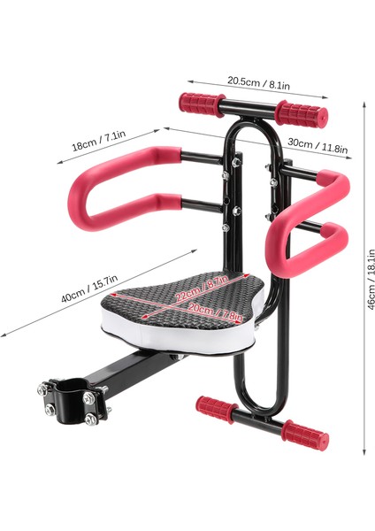 Top Sport Hızlı Bırakma Ön Montaj Çocuk Bisiklet Koltuğu Çocuk (Yurt Dışından)