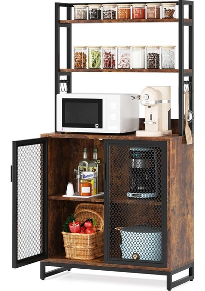 Tel Kapaklı Mutfak Banyo Düzenleyici Raf Kahve Köşesi Çok Amaçlı Raf modelleri