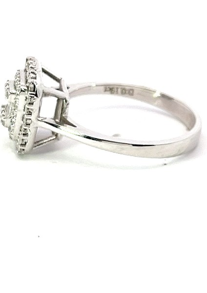 0,19 Ct 3,49 gr Baget Kesim Pırlanta Yüzük fiyatları