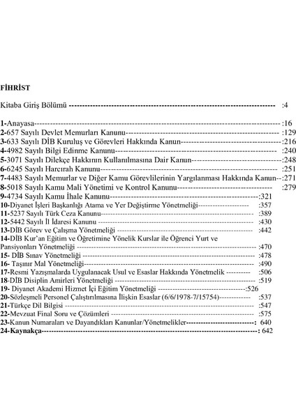 2024 GYS Şef Vhki Mevzuat Kitabı Sabri Benli, Diyanet Işleri Başkanlığı Görevde Yükselme Ünvan Değişikliği Soru Bankası