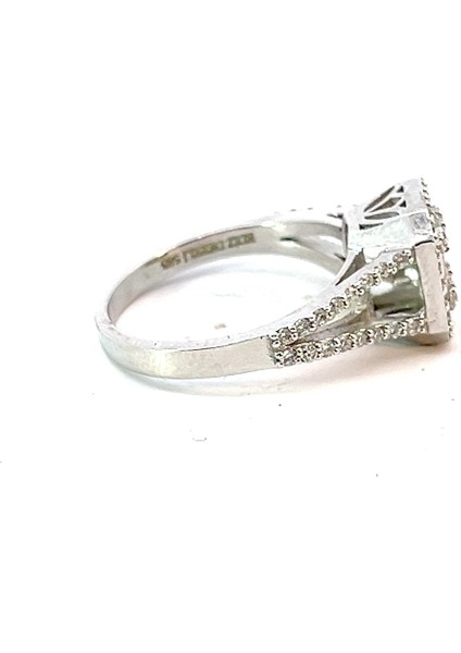 0,61 Ct 3,71 gr Yarımtur Baget Pırlanta Yüzük fırsatları