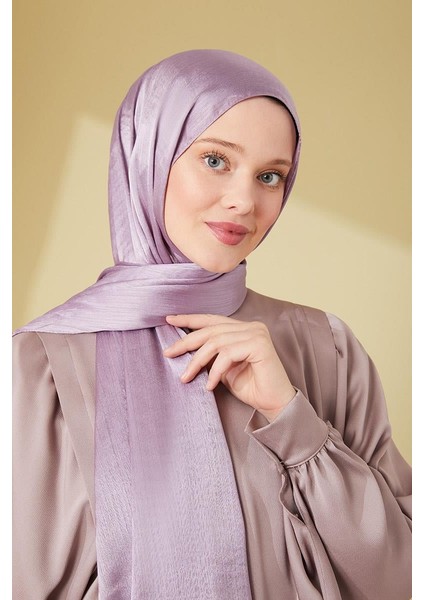 Janjan Trend Parlak Saten Dokulu Abiye Şifon Işıl Şal 185 x 70 SAL2315