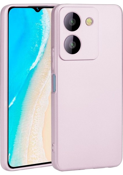 Vivo Y36 4g Uyumlu Kılıf Premier Silikon Kapak, Rose Gold