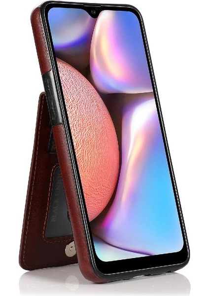 Samsung Galaxy A40 Kart Tutucu Kılıf Cüzdan Manyetik Toka ile Uyumlu (Yurt Dışından)